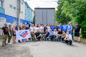 В Ханты-Мансийске состоялась 32-я отправка гуманитарного груза