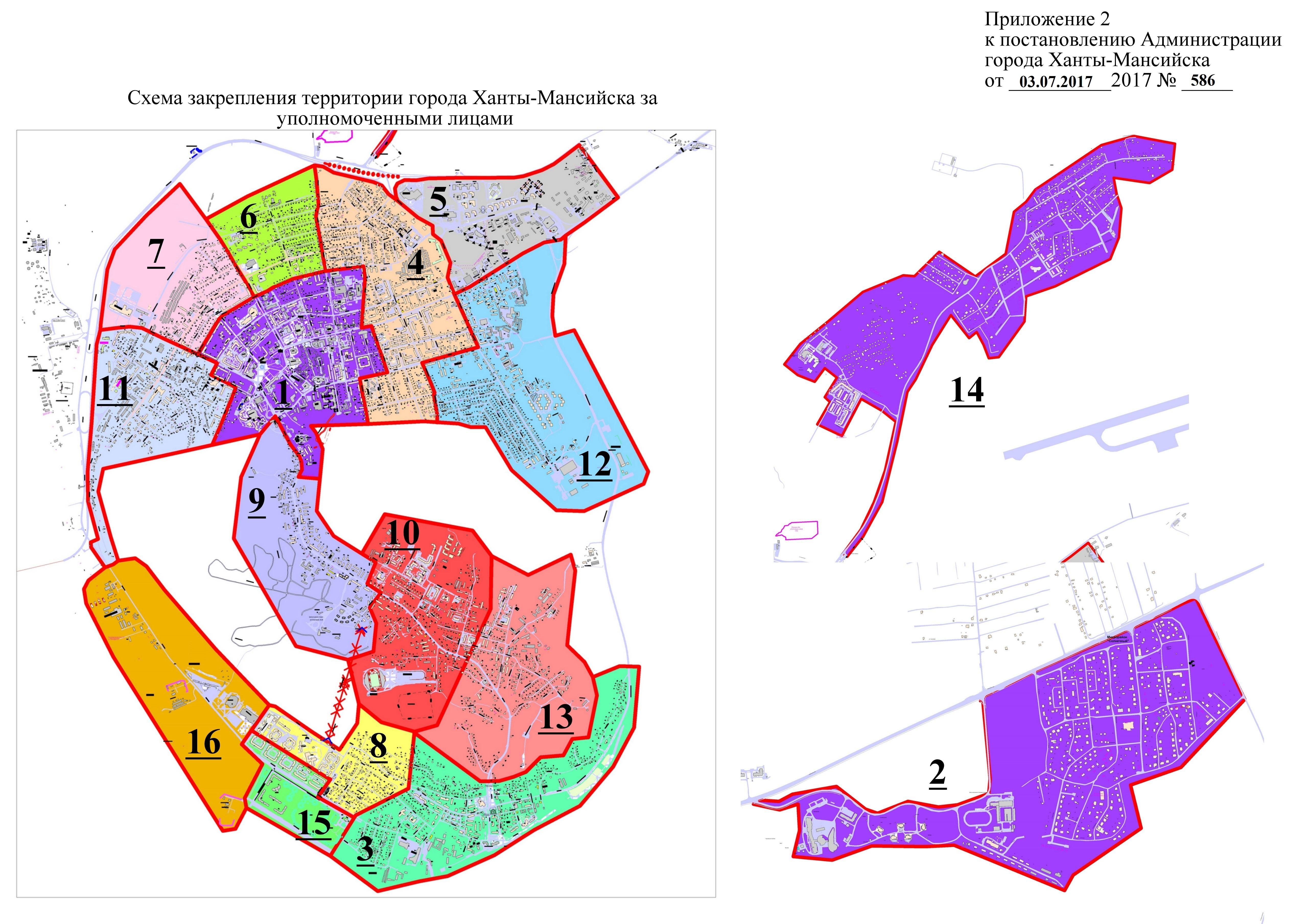 Карта города ханты мансийский