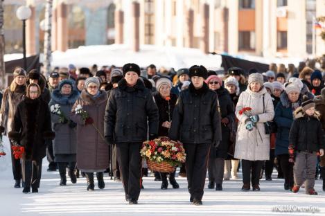 В Ханты-Мансийске прошли мероприятия, посвященные Дню защитника Отечества