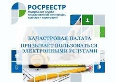 Кадастровая палата призывает пользоваться электронными услугами Кадастровая палата призывает пользоваться электронными услугами