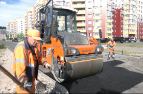 В Ханты-Мансийске продолжается ремонт дорог