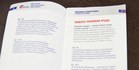 «Волонтеры Конституции» разъяснят горожанам процедуру общероссийского голосования