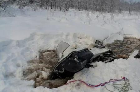 Меры безопасности при преодолении водных объектов по льду  на снегоходах