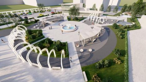 В Ханты-Мансийске начали проектирование общественного пространства напротив Окружной клинической больницы