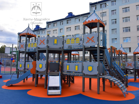 Три детских площадки обустроены в 2021 году по инициативе горожан