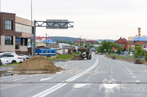 На улице Объездная продолжается дорожный ремонт