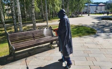 В Ханты-Мансийске ведётся профилактика распространения Covid-19 В Ханты-Мансийске ведётся профилактика распространения Covid-19