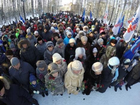 В Ханты-Мансийске почтили память павших в Сталинградской битве