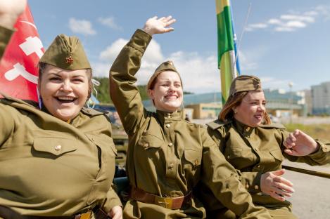 Ханты-Мансийск стал участником праздничных акций в честь 75-летия Победы 
