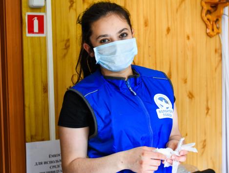 Волонтёры Ханты-Мансийска продолжают бороться с пандемией