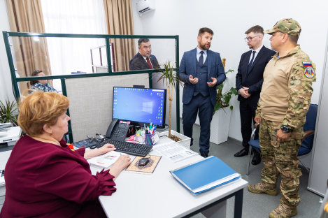 Военнослужащие и их семьи встретились в филиале фонда «Защитники Отечества»