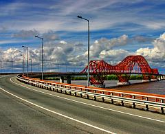 Автомобильный мост через Иртыш - «Красный Дракон» 