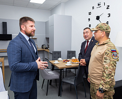 Военнослужащие и их семьи встретились в филиале фонда «Защитники Отечества»