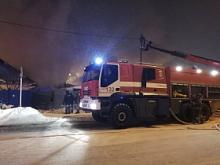 Сегодня ночью в Ханты-Мансийске ликвидирован пожар в жилых домах по улице Строителей