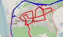 Схемы движения общественного транспорта 09.05.2025 