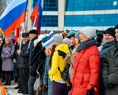 В столице Югры отметили пятилетие воссоединения Крыма с Россией