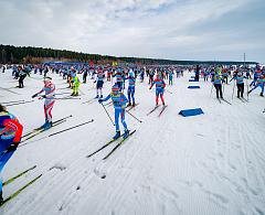В Ханты-Мансийске прошел VIII Югорский лыжный марафон