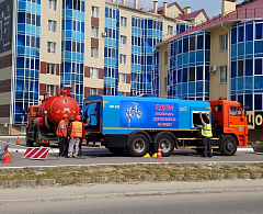 В Ханты-Мансийске появился автомобиль «Едем отключать должников  за воду»