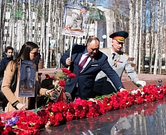 Ханты-Мансийск отметил День Победы 