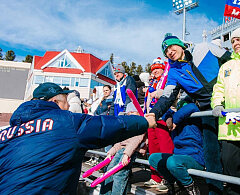 Глава города Максим Ряшин посетил Альфа-Банк Чемпионат России по биатлону в Ханты-Мансийске