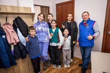 В семье многодетной мамы Александры Шишкиной, у которой шестеро детей, произошла коммунальная авария