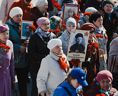 Около 13,5  тысяч хантымансийцев встали в ряды «Бессмертного  полка»