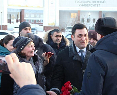 Почетные гости из Азербайджана почтили память уважаемого земляка