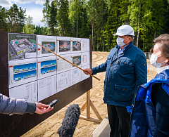 Максим Ряшин: строительство социально значимых объектов в Ханты-Мансийске идет по графику