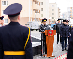 В Ханты-Мансийске установили обелиск сотрудникам ОВД, погибшим при исполнении профессионального долга