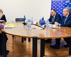 Борис Хохряков и Максим Ряшин провели совместный прием граждан по личным вопросам
